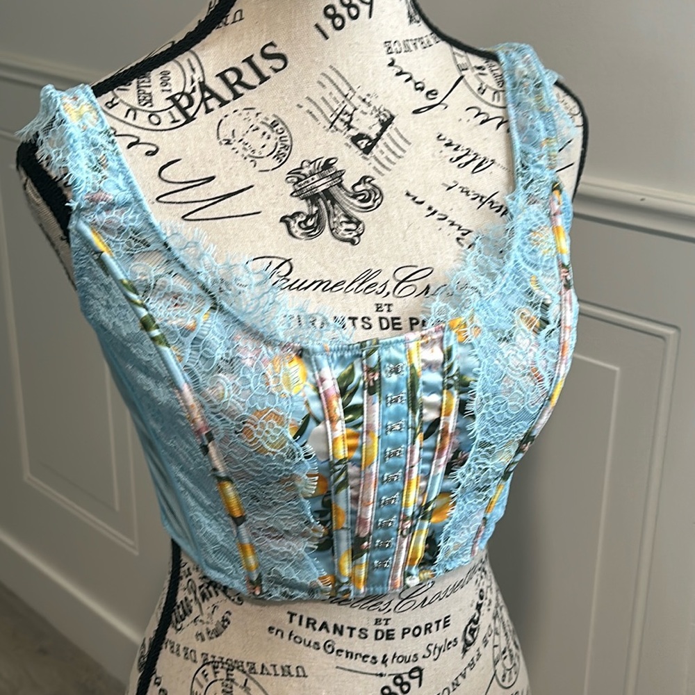 Victoria’s Secret Blue Lemon Corset